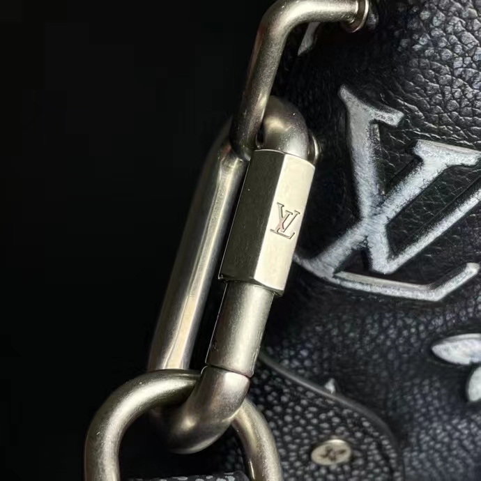 Louis Vuitton LV Unisex Soft Trunk Wearable Wallet Black Charcoal Cowhide Leather