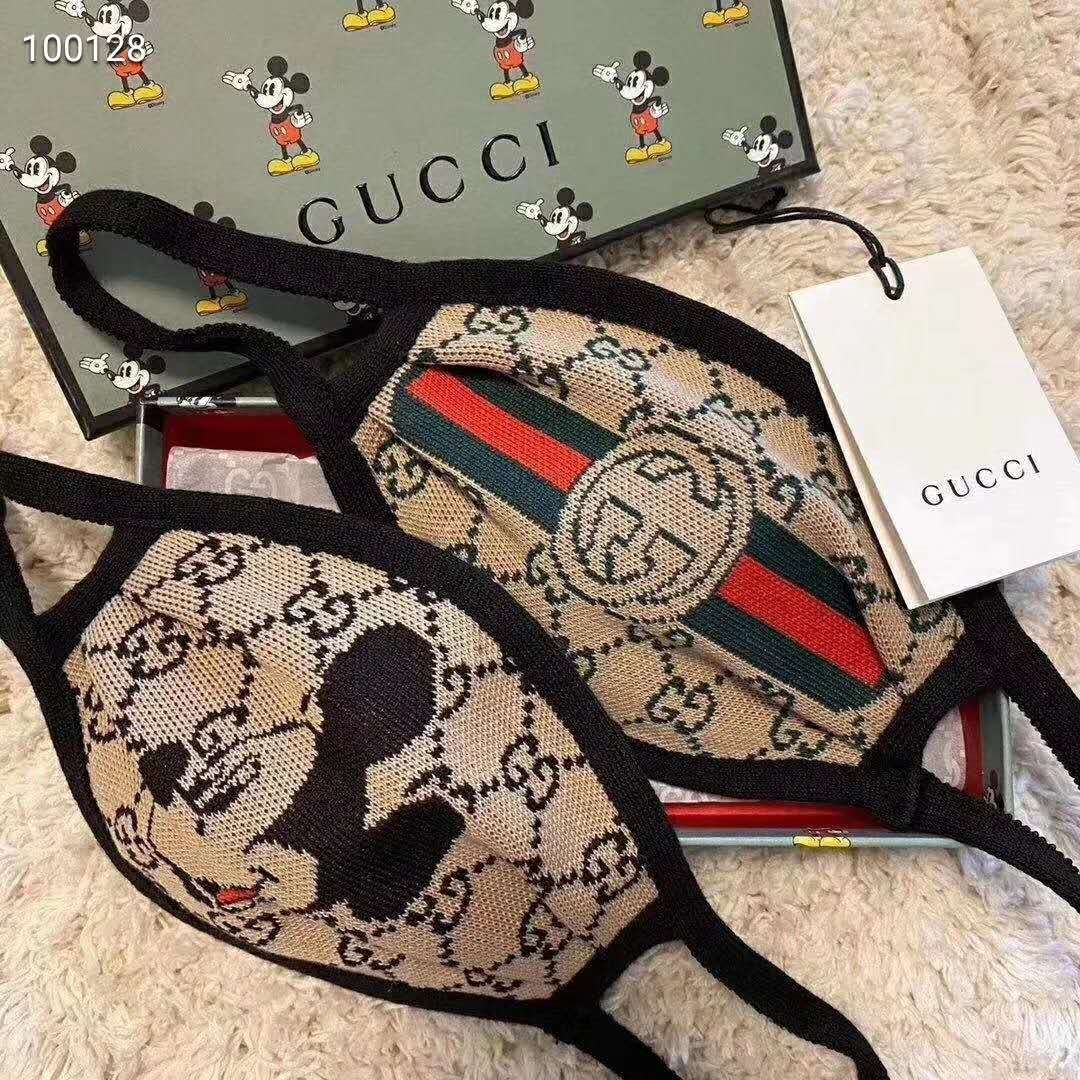 Gucci GG Unisex Disney x Gucci Facial Mask Double G Supreme Canvas