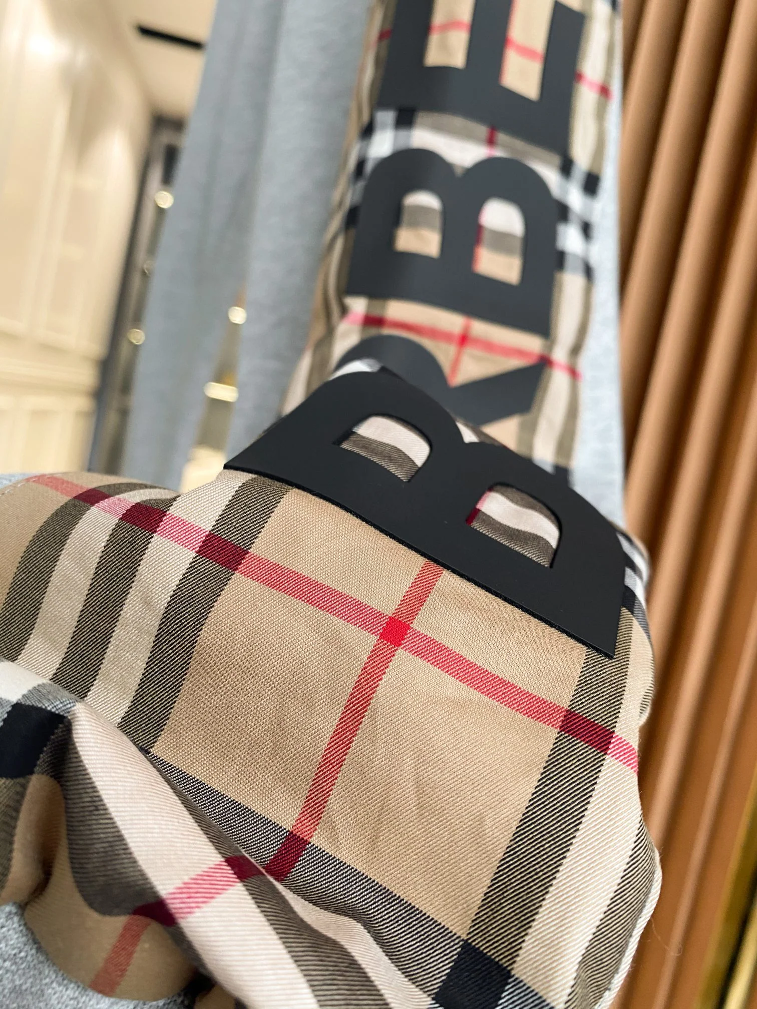 BB Reversible Plaid Down Jacket 0625111408