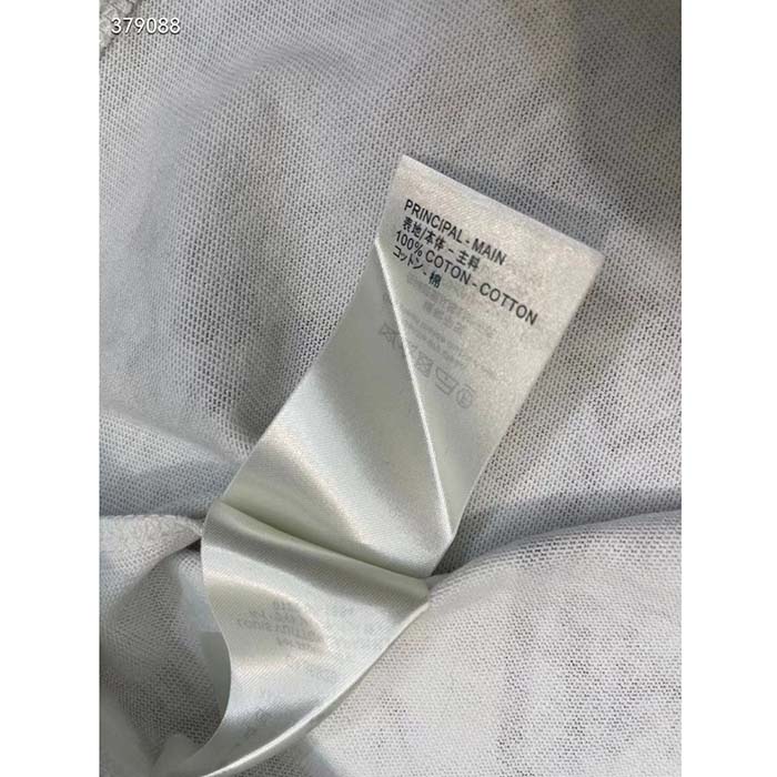 Louis Vuitton Men LV FLIGHT MODE 3D Mahina Monogram T-Shirt Cotton Navy White