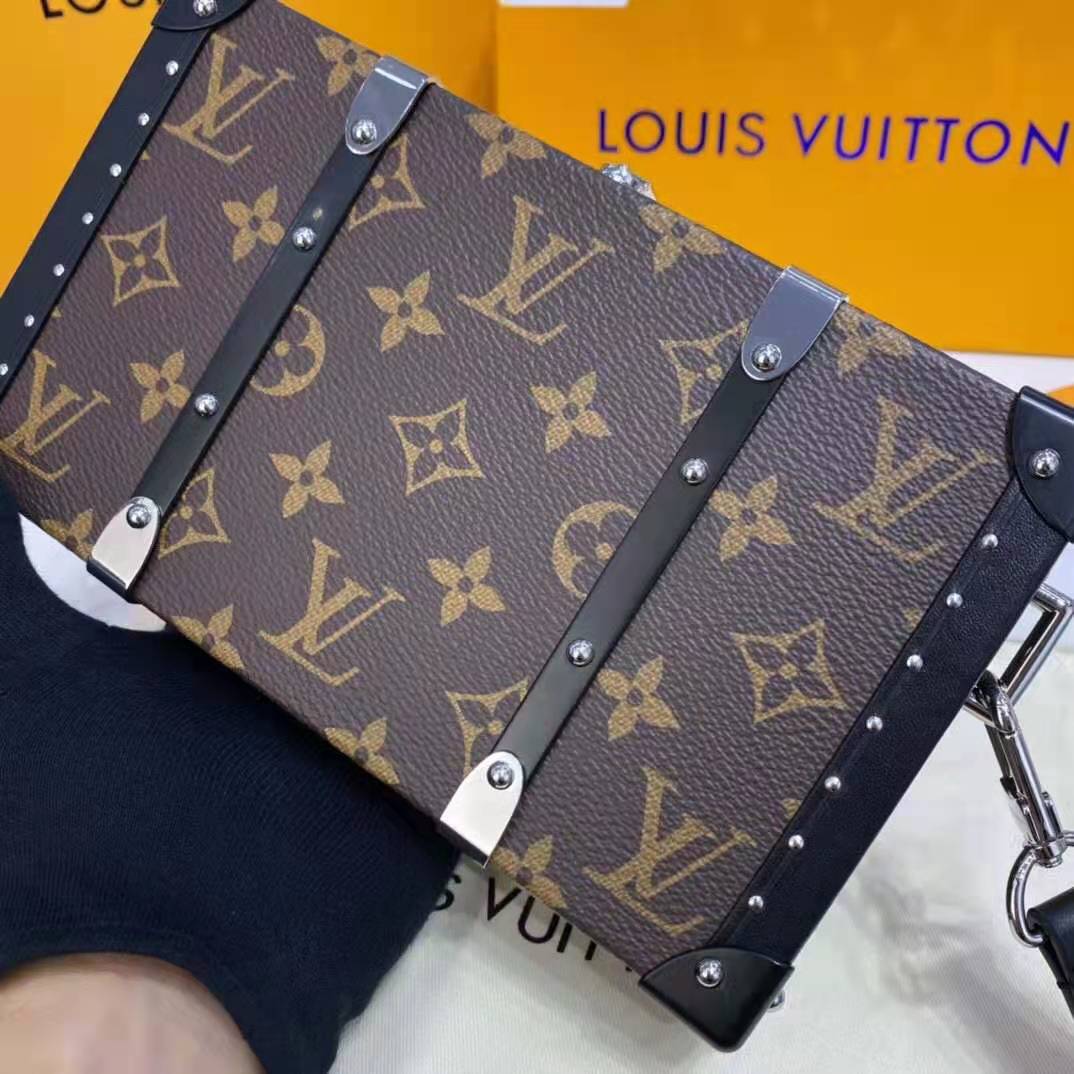 Louis Vuitton LV Unisex Wallet Trunk Monogram Coated Canvas Cowhide Leather