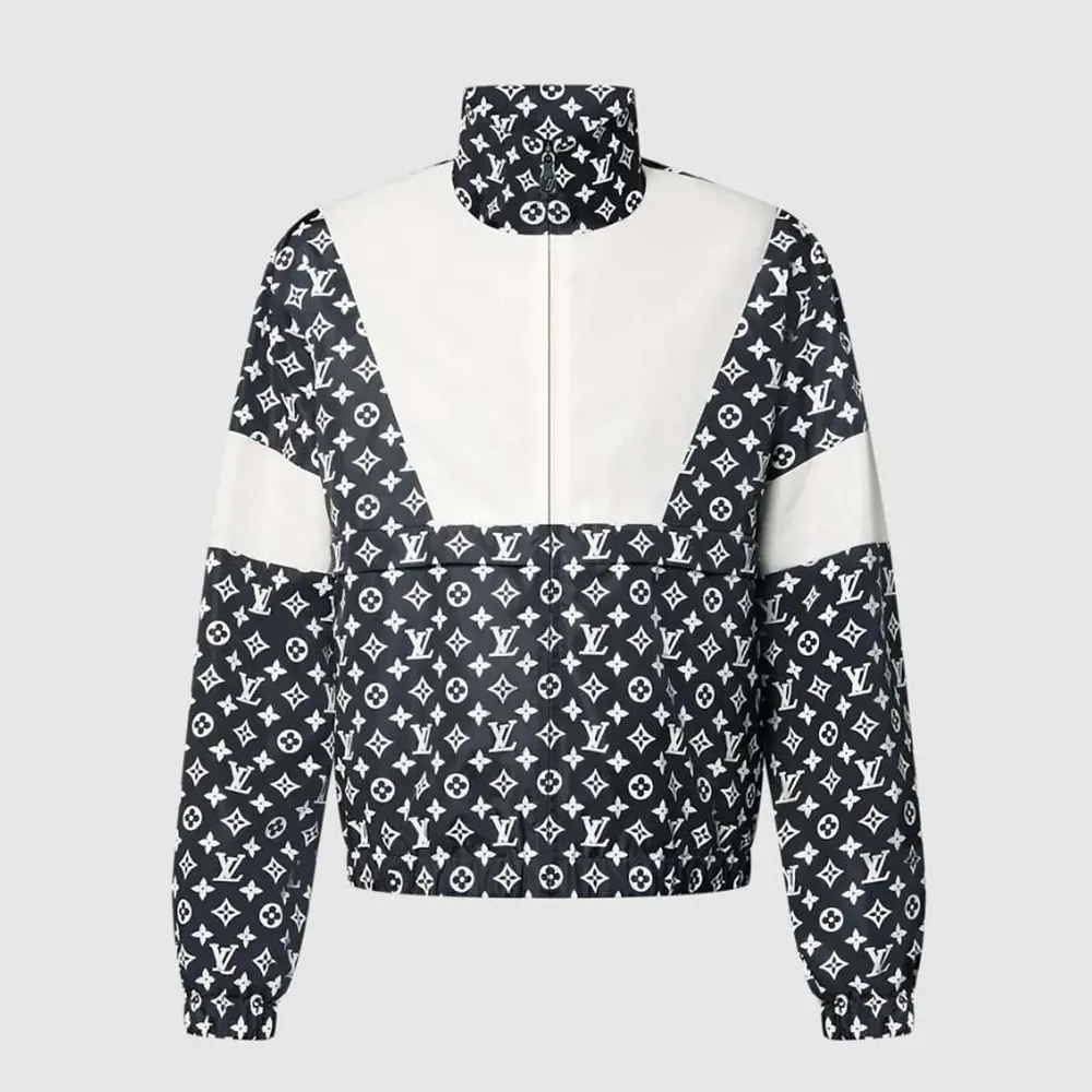 Louis Vuitton Women Monogram Printed Technical Track Top 1AFWJI