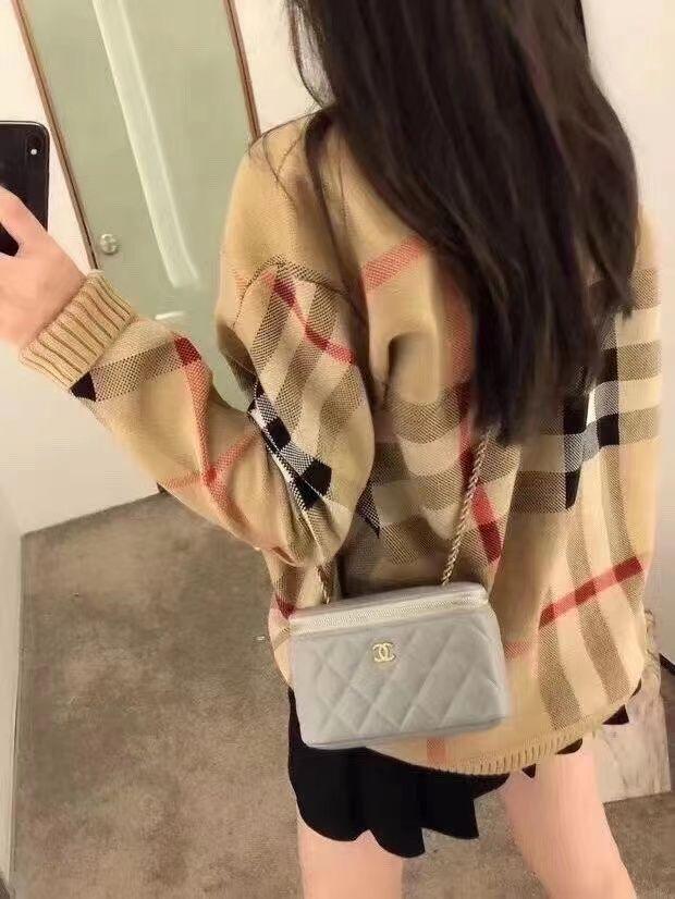 Khaki Classic Plaid Sweater 0823122501