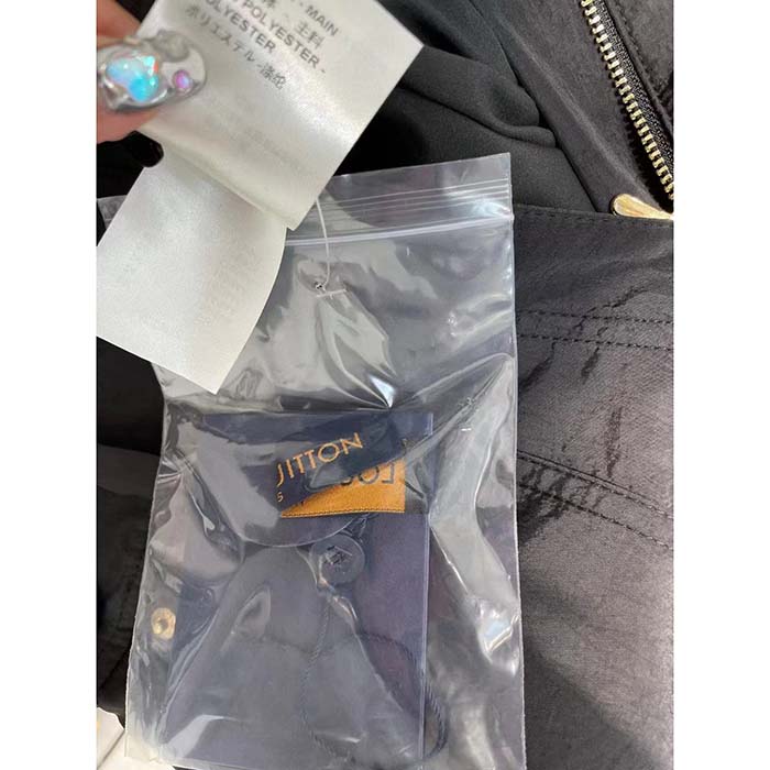 Louis Vuitton Women LV SKI Crinkled Nylon Flared Ski Pants Polyamide Black