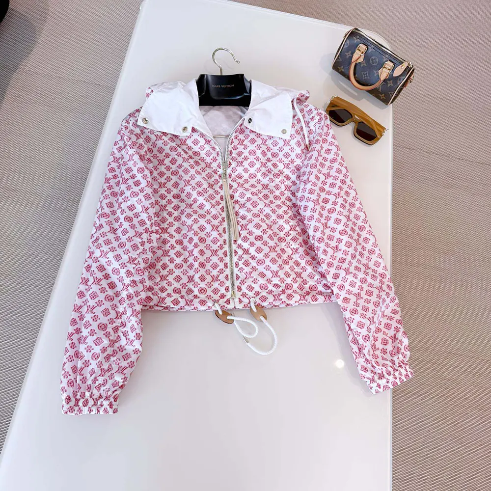 Louis Vuitton Women 3D Monogram Hooded Parka 1AHHUE