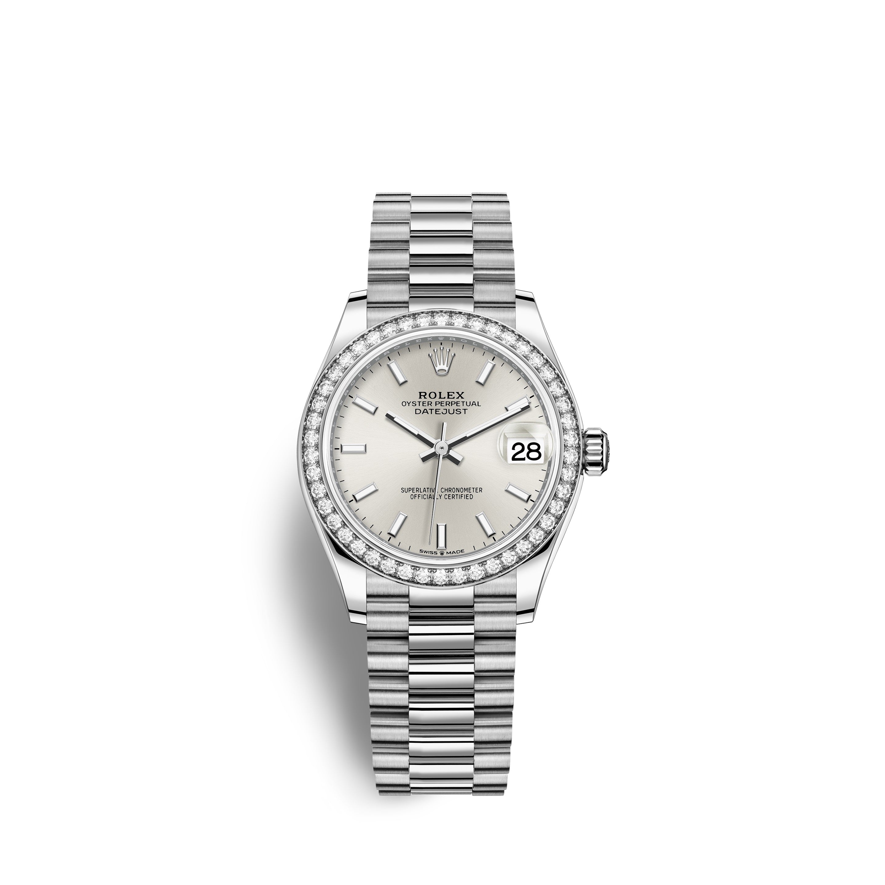 Rolex Datejust 31, 18kt White Gold, Ref# 278289RBR-0012