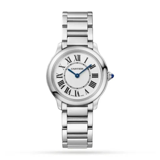 CARTIER Cartier Ronde Must Women Quartz Silver Calf Watch WSRN0033