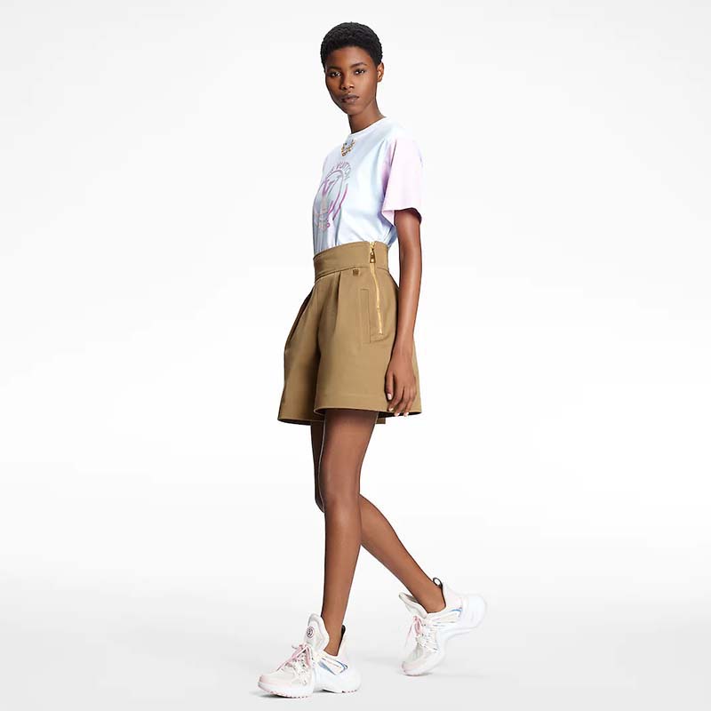 Louis Vuitton Women LV Archlight Sneaker Pink Mix Materials Patent Monogram Canvas