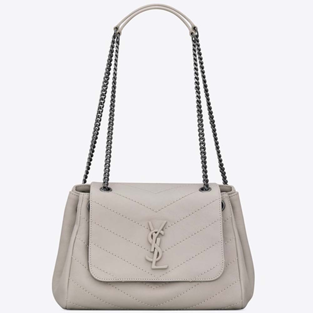 Saint Laurent YSL Women Nolita Small Bag in Vintage Leather