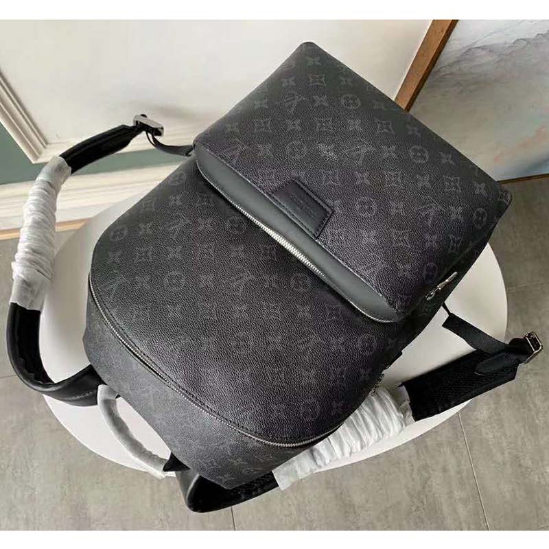 Louis Vuitton LV Unisex Discovery Backpack PM in Supple Monogram Eclipse Coated Canvas