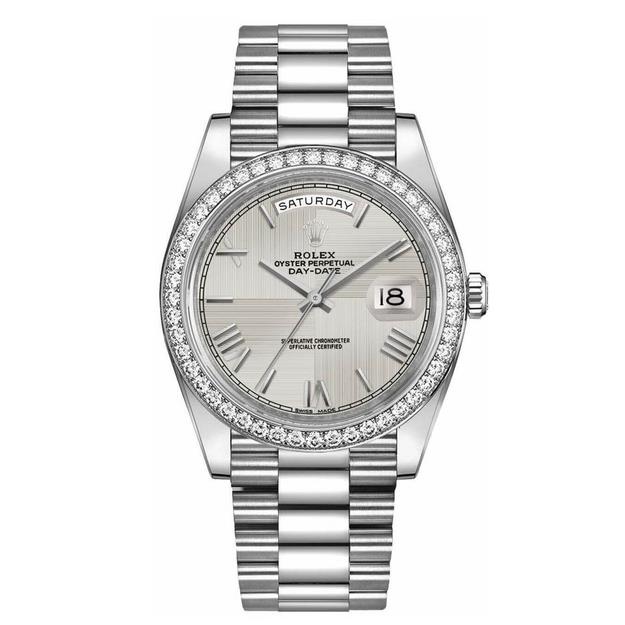 Rolex Day-Date Silver Dial 40mm