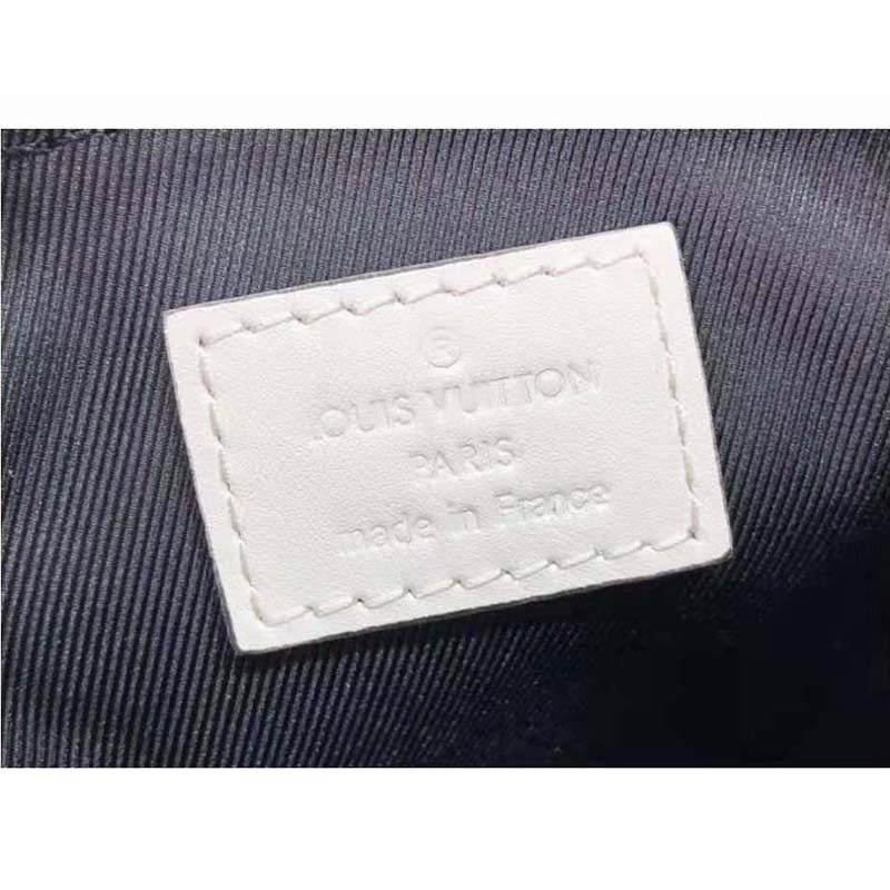 Louis Vuitton LV Unisex Christopher XS White Taurillon Leather Cowhide Leather