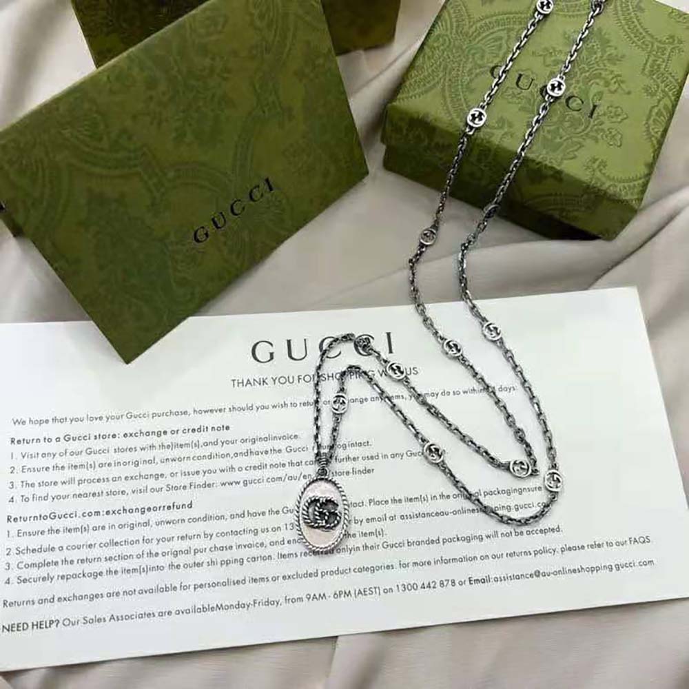 Gucci Women Double G Necklace