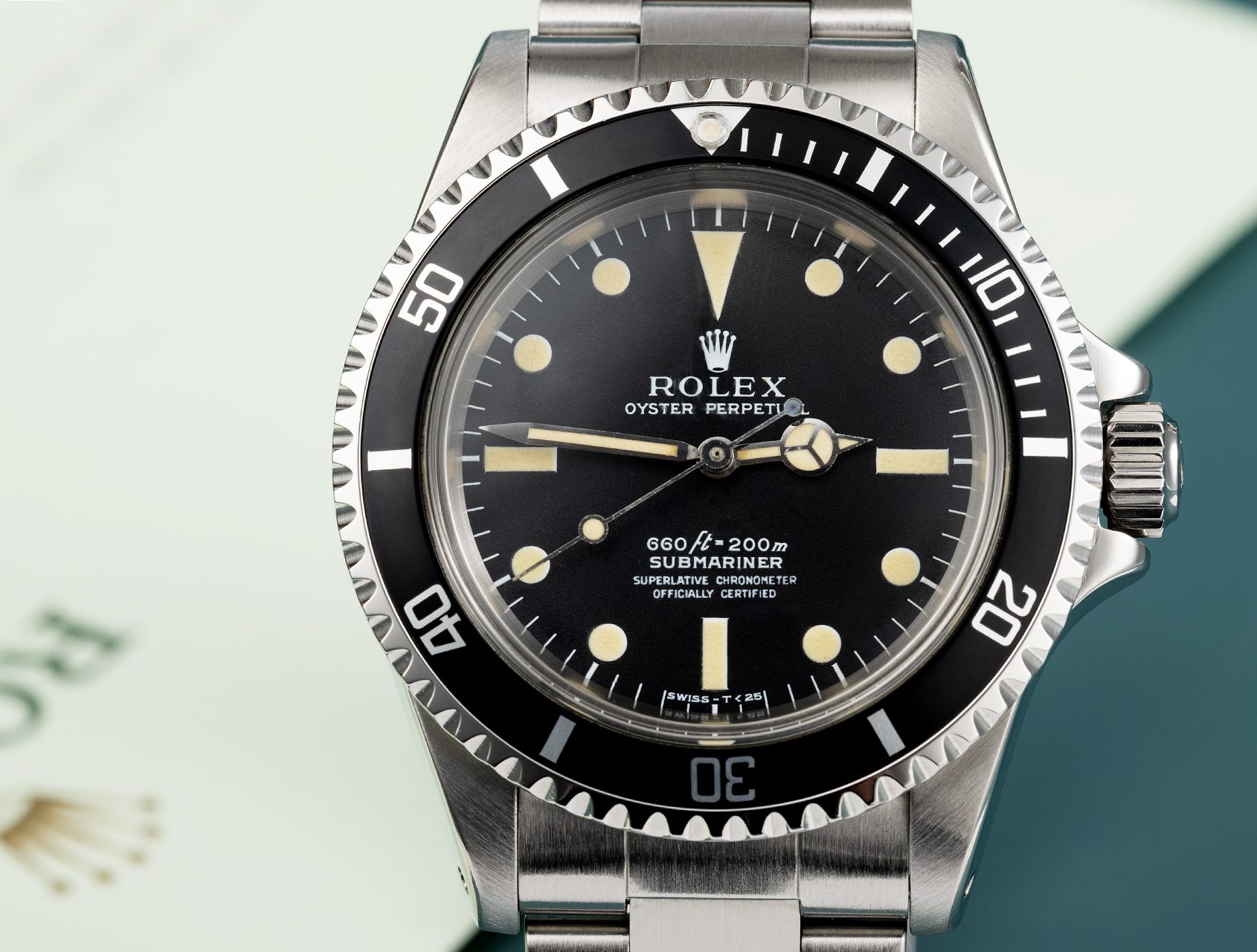 Rolex Submariner 4-Line 5512 - Chronometer Rated