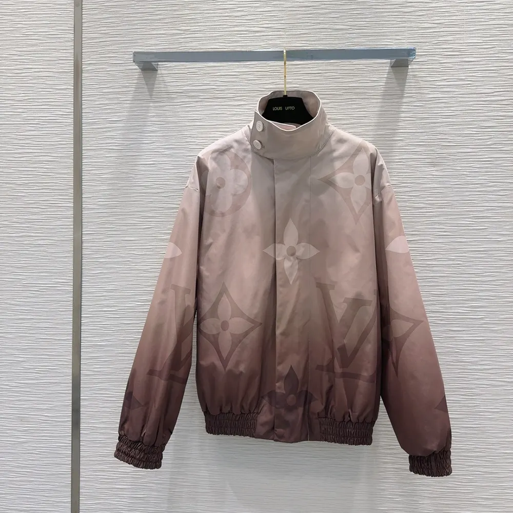 Louis Vuitton Women Monogram Printed Light Nylon Windbreaker 1AFYAQ