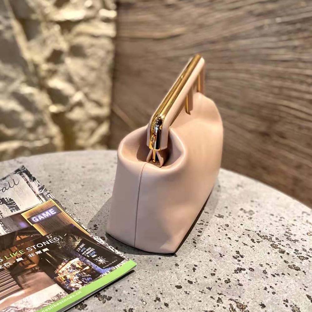 Fendi Women First Medium Nappa Leather Bag-Pink