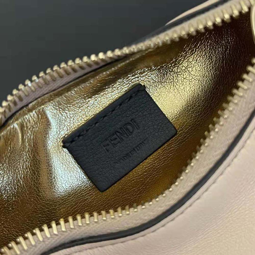 Fendi Women Nano Fendigraphy Pink Leather Charm