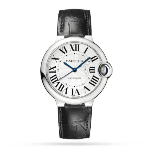 CARTIER Cartier Ballon Bleu de Cartier Men Automatic Silver Alligator Watch WSBB0028