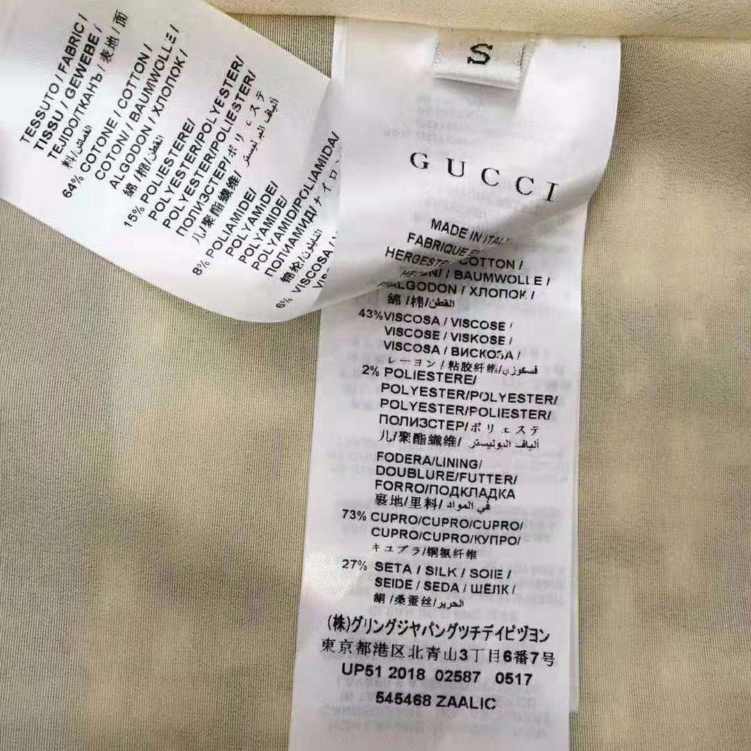 Gucci Women Houndstooth V-Neck Jacket