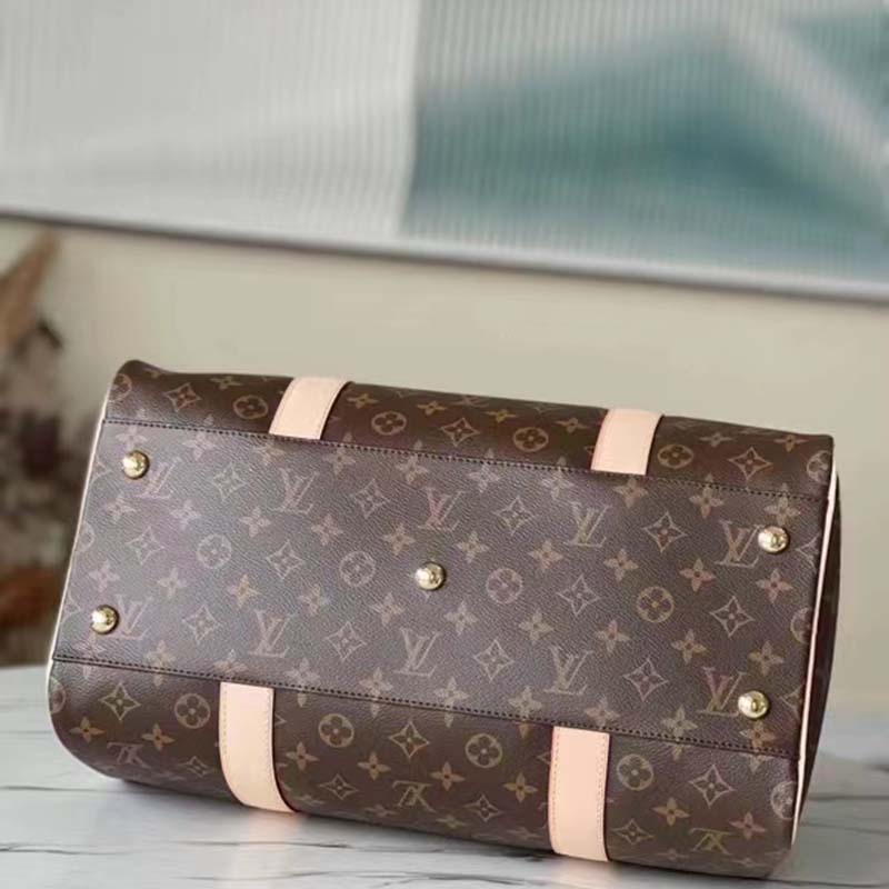 Louis Vuitton LV Unisex Carryall Coated Canvas VVN Shiny Golden Brass
