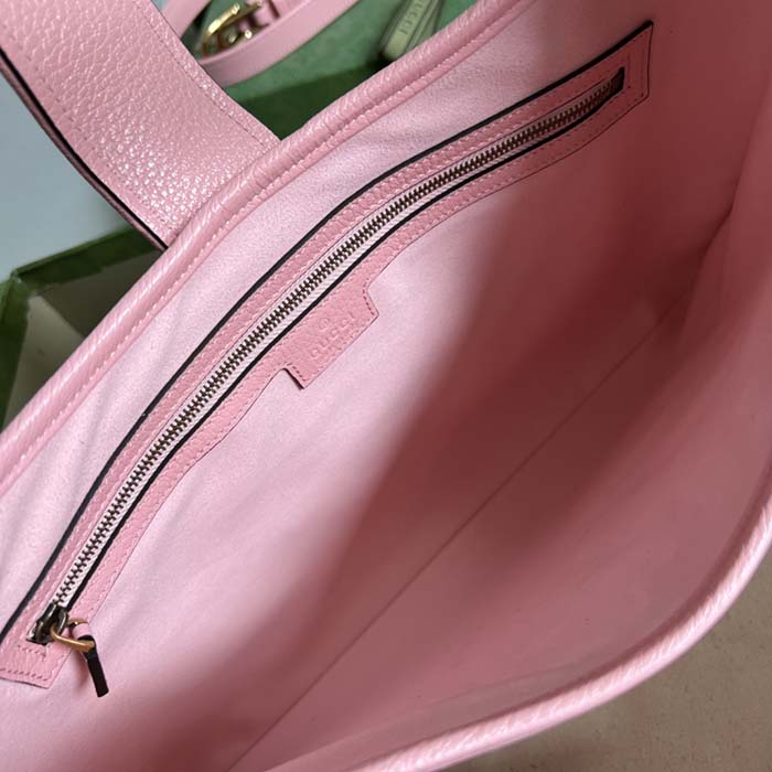 Gucci Women GG Aphrodite Medium Shoulder Bag Light Pink Soft Leather
