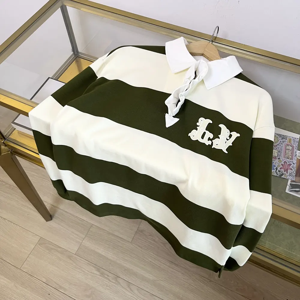 Louis Vuitton Men Long-Sleeved Cotton Rugby Polo 1AFWUB