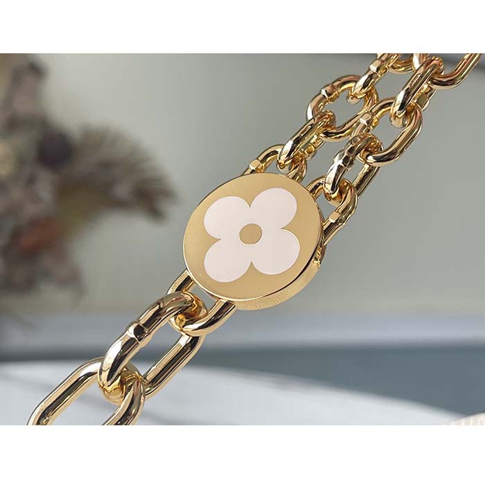 Louis Vuitton LV Women Twist MM Handbag Quartz White Epi Grained Leather