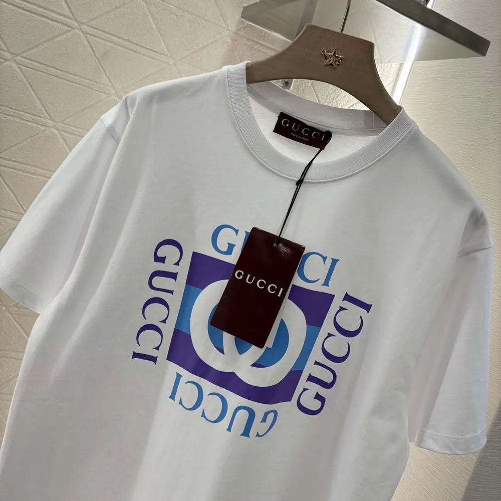 Gucci Men Cotton Jersey T-shirt with Print ‎837959XJHG9