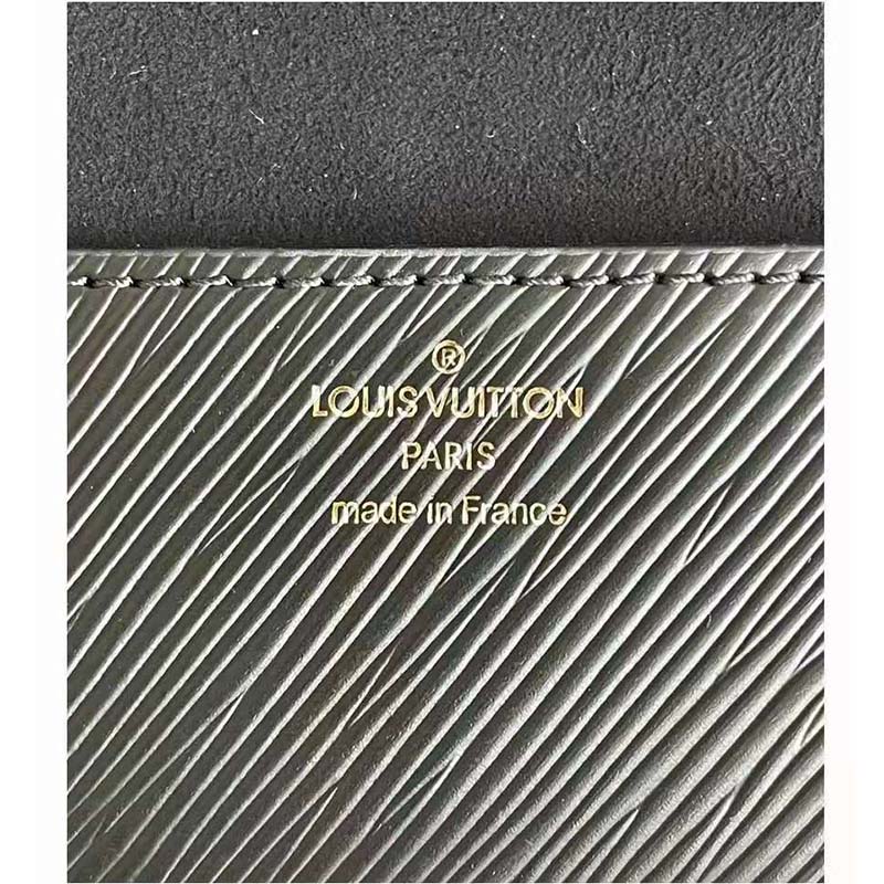 Louis Vuitton LV Unisex Twist MM Handbag Black Epi Grained Leather