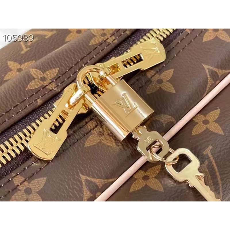 Louis Vuitton LV Unisex Carryall Coated Canvas VVN Shiny Golden Brass