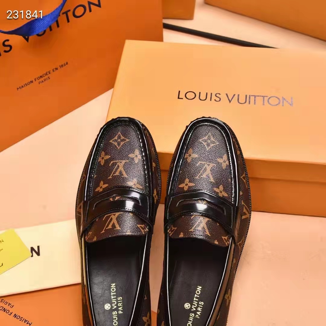 Louis Vuitton LV Men LVXNBA Loafer Ebene Monogram Canvas Blake Construction
