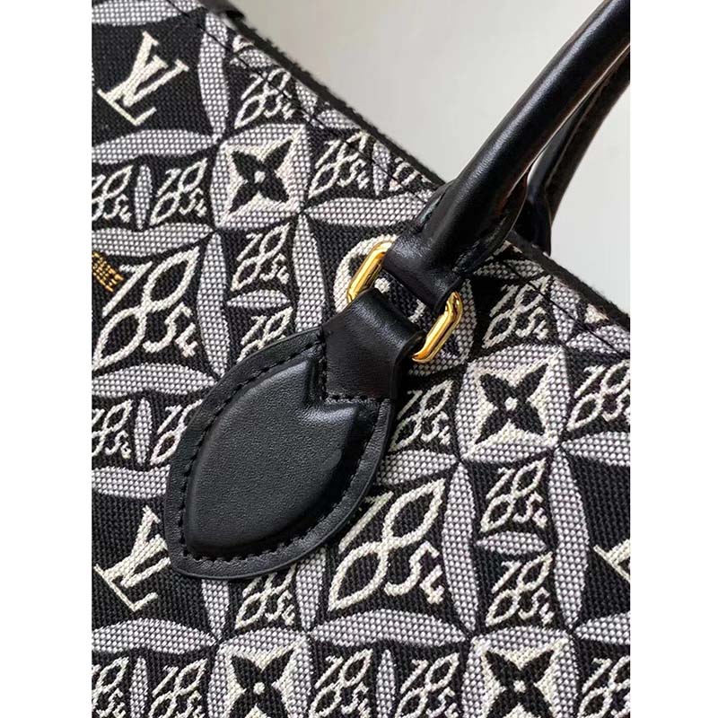 Louis Vuitton LV Unisex Since 1854 OnTheGo GM Tote Gray Cowhide Leather