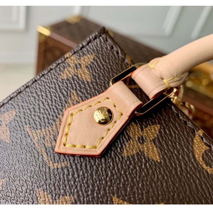 Louis Vuitton Women LV x YK Petit Sac Plat Monogram Coated Canvas Pumpkin Print