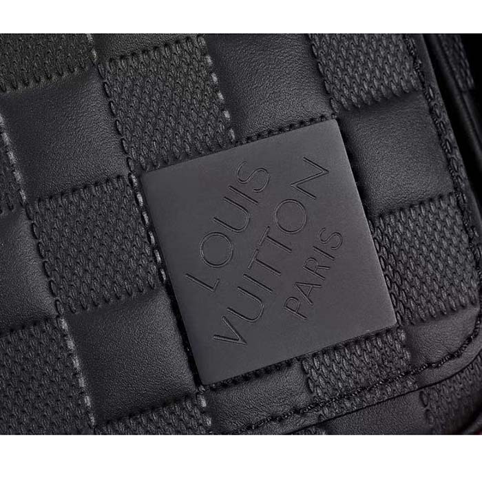 Louis Vuitton LV Unisex District PM Bag Black Damier Infini Cowhide Leather