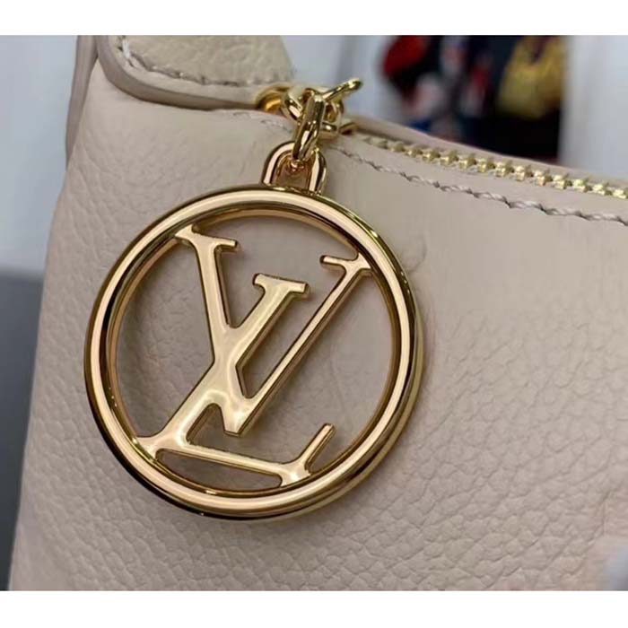Louis Vuitton LV Women Mini Moon Cream Monogram Empreinte Embossed Supple Grained Cowhide Leather