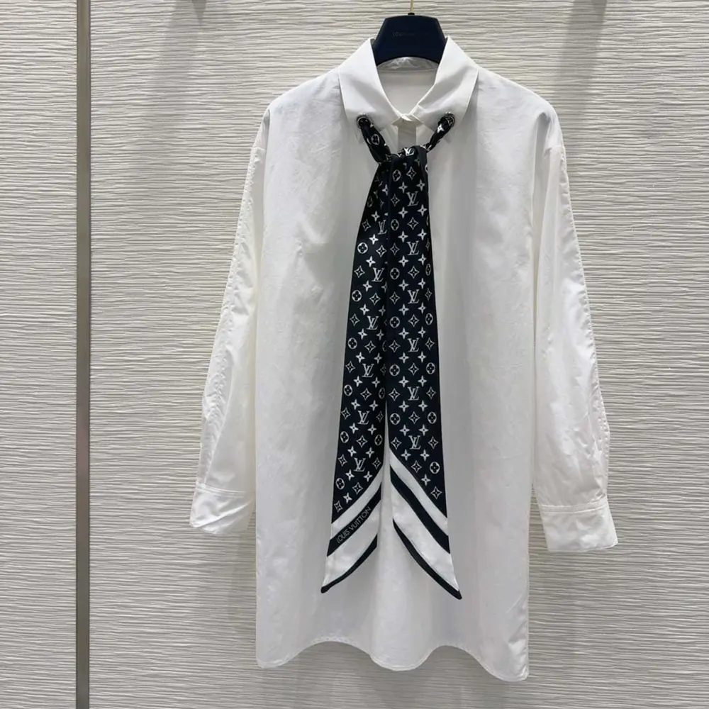 Louis Vuitton Women Monogram Scarf Shirt 1AIQN9