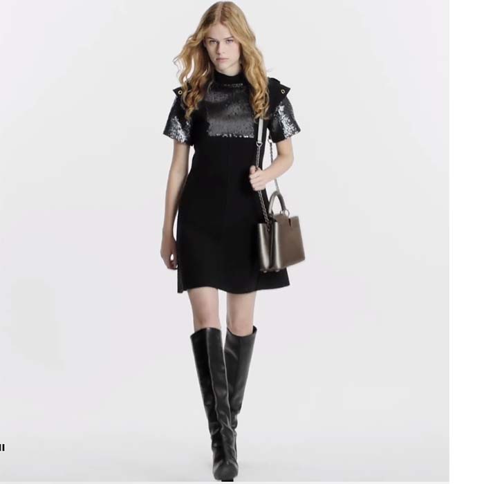 Louis Vuitton LV Women Capucines BB Hand Bag Etain Metallic Gray Taurillon Leather