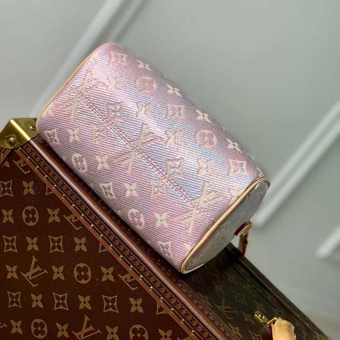 Louis Vuitton LV Women Seedy Bandoulière 20 Pink Monoglam Rose Monoglam Coated Canvas