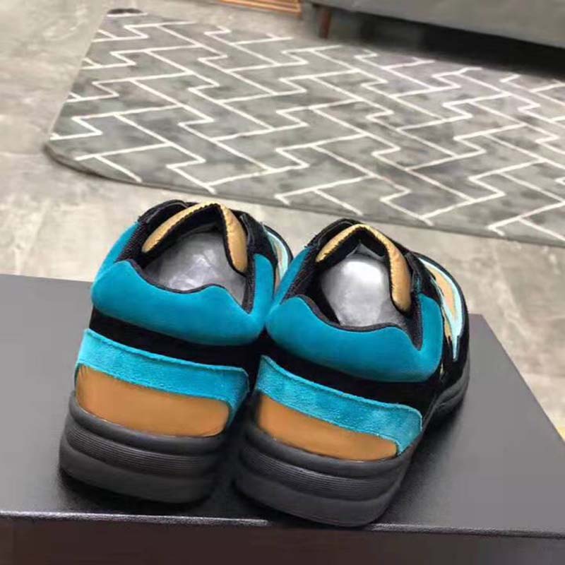 Chanel Women Velvet Calfskin & Mixed Fibers Sneakers-Gold