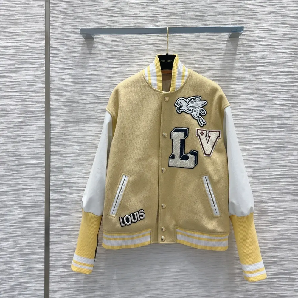 Louis Vuitton Women Signature Patch Varsity Jacket 1AFZTQ