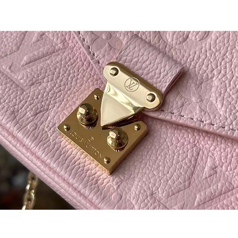 Louis Vuitton LV Women Micro Métis Pink Monogram Empreinte Embossed Supple Grained Cowhide