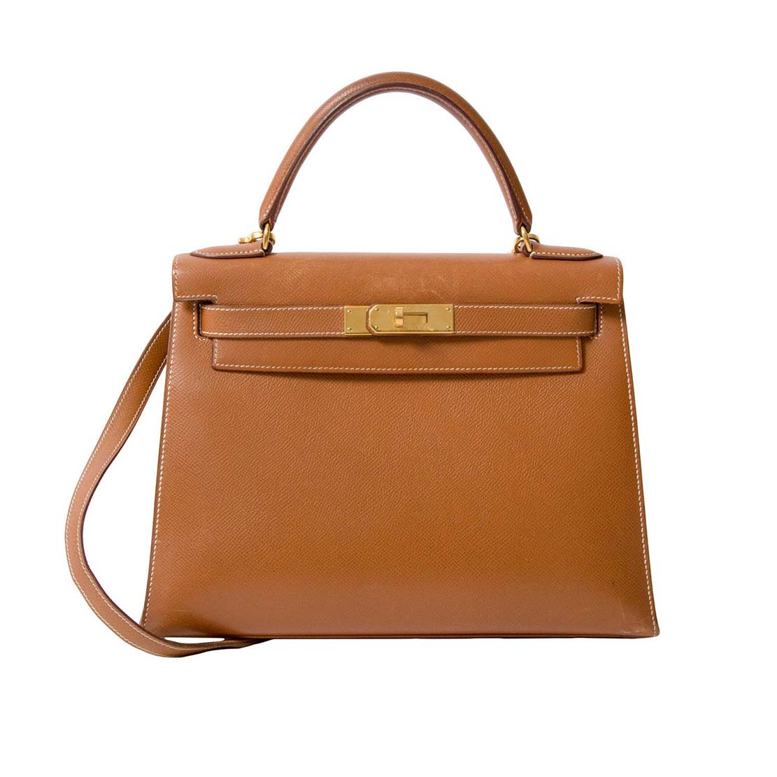 Hermes Kelly Sellier 32 Bag in Togo Leather