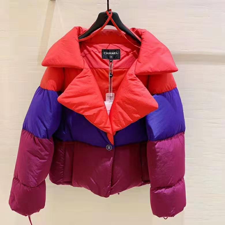Chanel Women Mixed Fibers Red Purple & Fuchsia Jacket