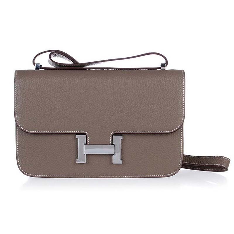 Hermes Constance Elan Leather Shoulder Bag in Epsom Leather