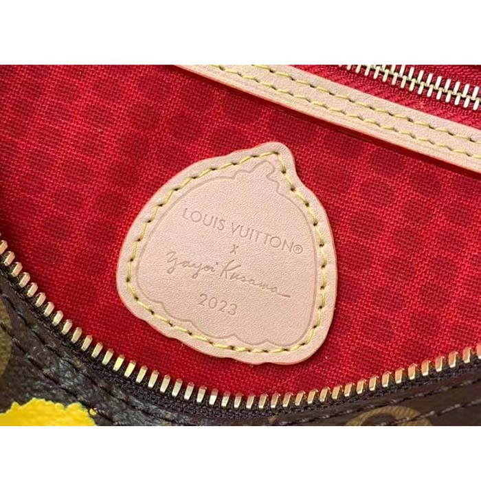 Louis Vuitton LV Women LV x YK Speedy Bandoulière 25 Monogram Coated Canvas 3D Painted Dots Print