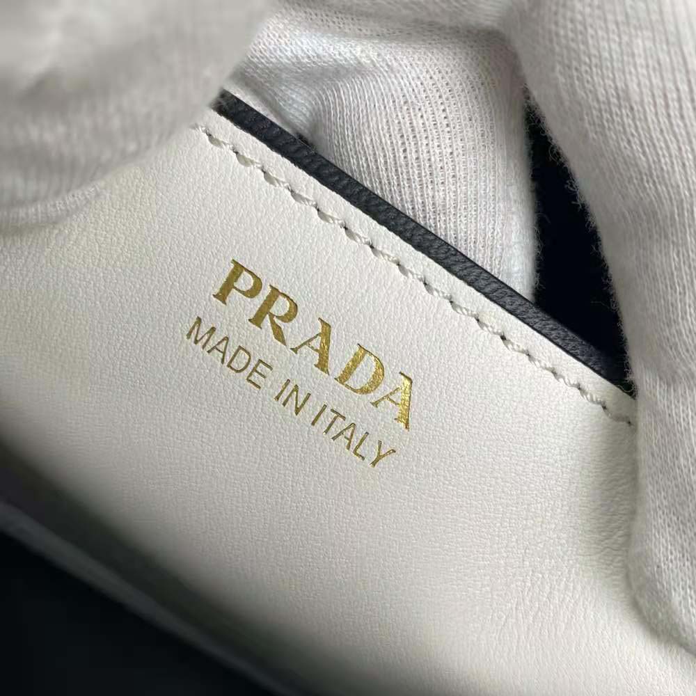 Prada Women Medium Saffiano Leather Prada Matinee Bag-White