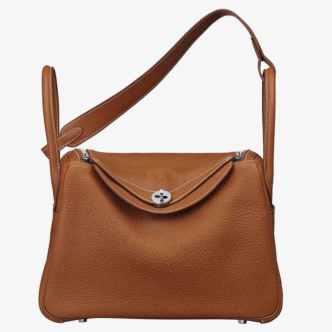Hermes Lindy 30 Medium Taurillon Clemence Leather Bag