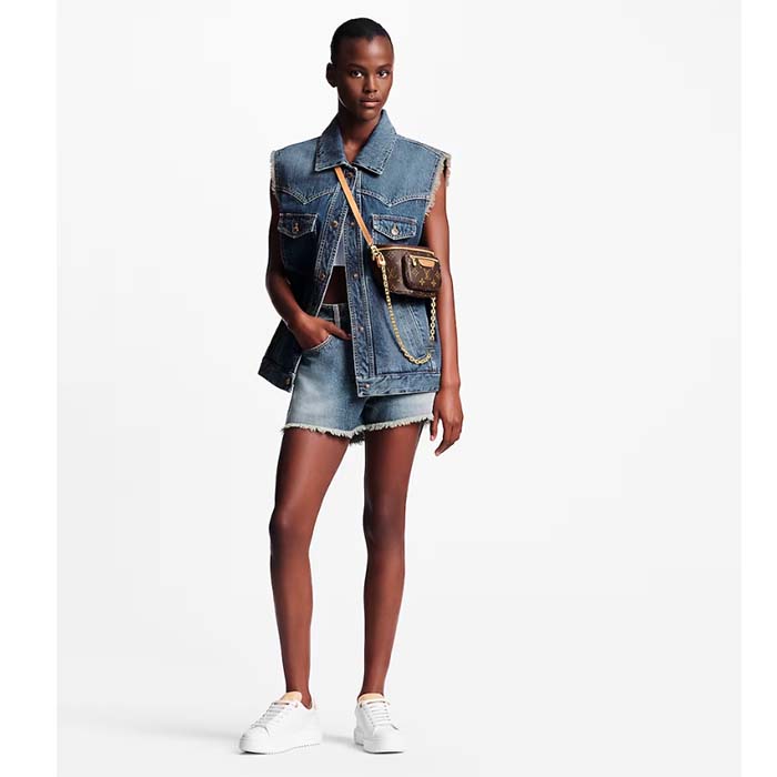 Louis Vuitton Unisex LV Time Out Sneaker Calf Leather Rubber Initials Monogram Flowers