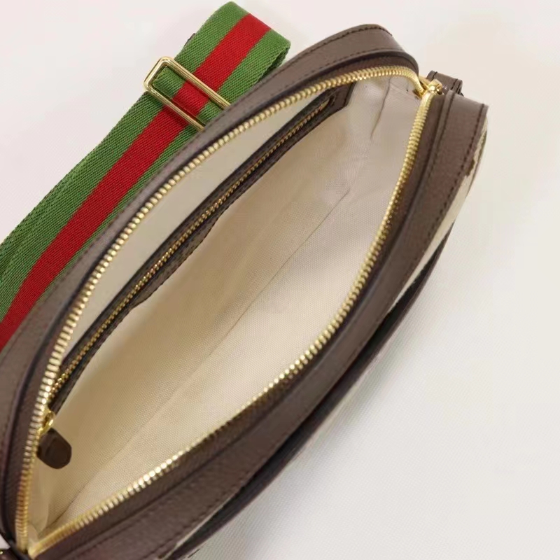 Gucci Unisex Messenger Bag Jumbo GG Camel Ebony Jumbo Canvas