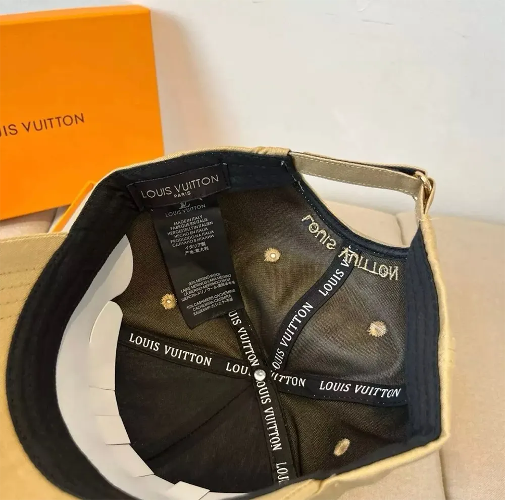 Louis Vuitton Unisex LV Only LV Cap Cotton Embroidered LV Fall Signature